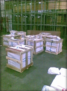 Sack packaging